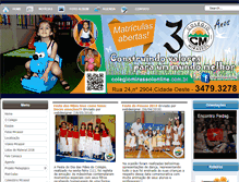 Tablet Screenshot of colegiomirassolonline.com.br